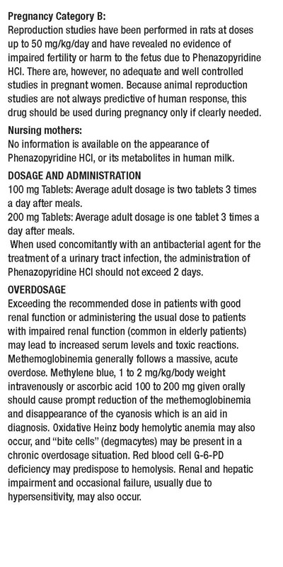 01b Lbl_phenazopyridine HCl 100mg_insert_page_4 (01b Lbl Phenazopyridine HCl 100mg Insert Page 4)